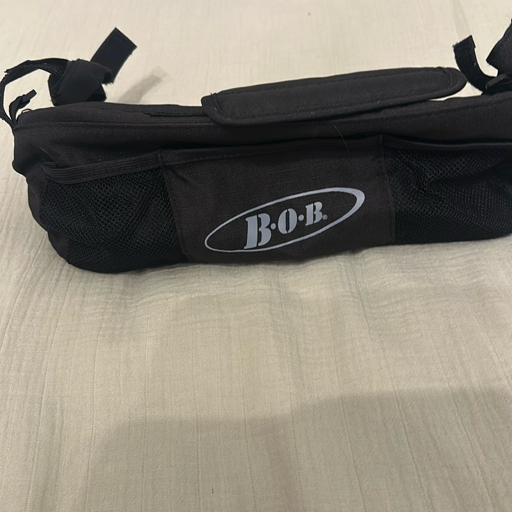 Black bob stroller pouch